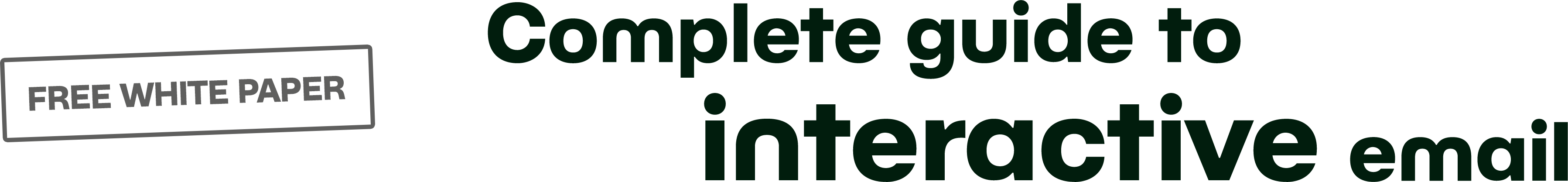 Free white paper: Complete guide to interactive email
