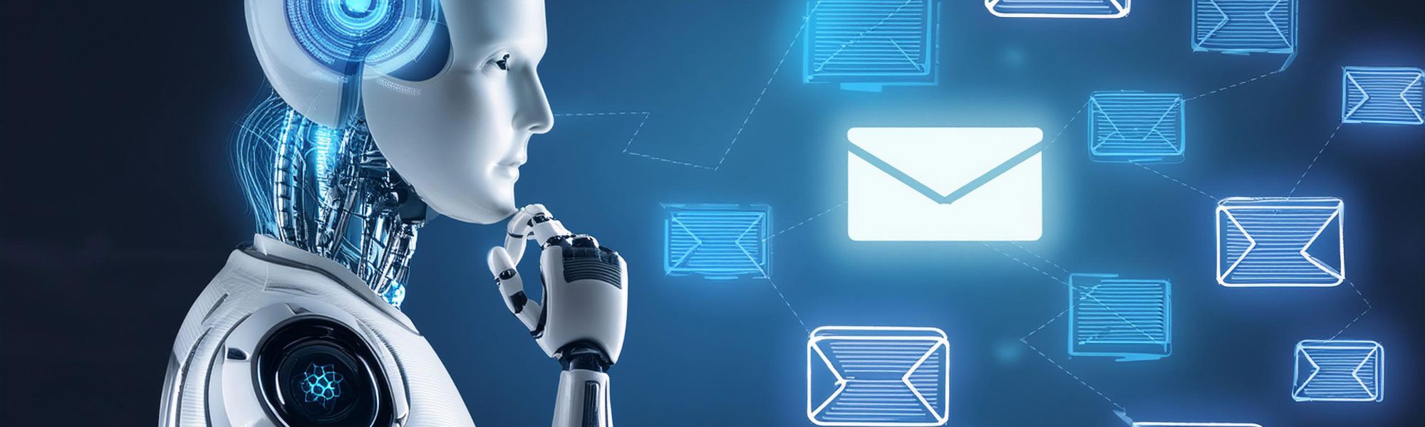AI examining email marketing