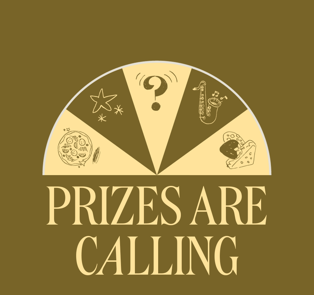 'Prizes are calling' spin-the-wheel animation from a Pizza Express email