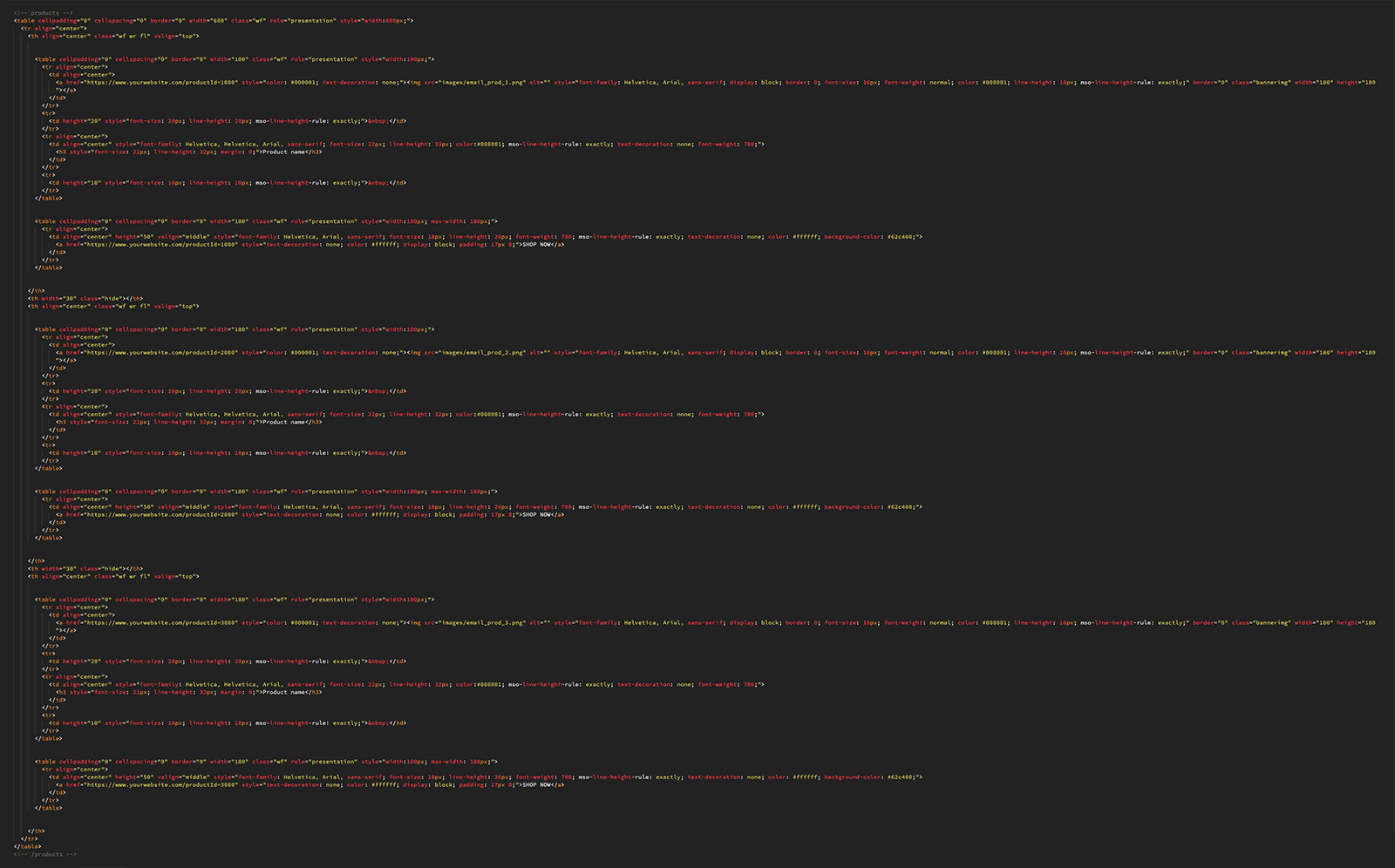 Before and after example of code with indentations being removed, resulting in an 18.4% saving in file size.